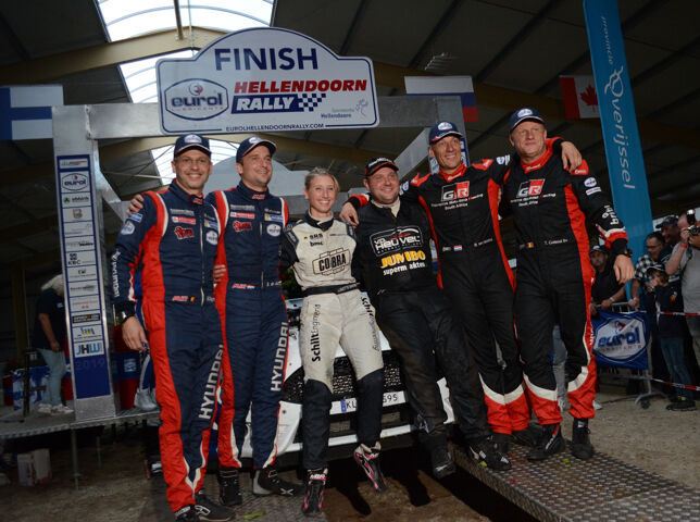 Jasper van den Heuvel and Lisette Bakker were the winners of the Eurol Hellendoorn Rally 2019.