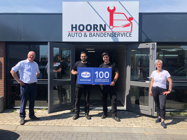 Hoorn Auto Bandenservice, het 100e Eurol Servicepunt.