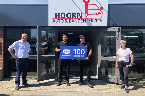 Hoorn Auto Bandenservice, het 100e Eurol Servicepunt.