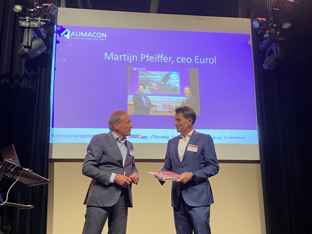 Uitreiking AUMACON garageformule top 40