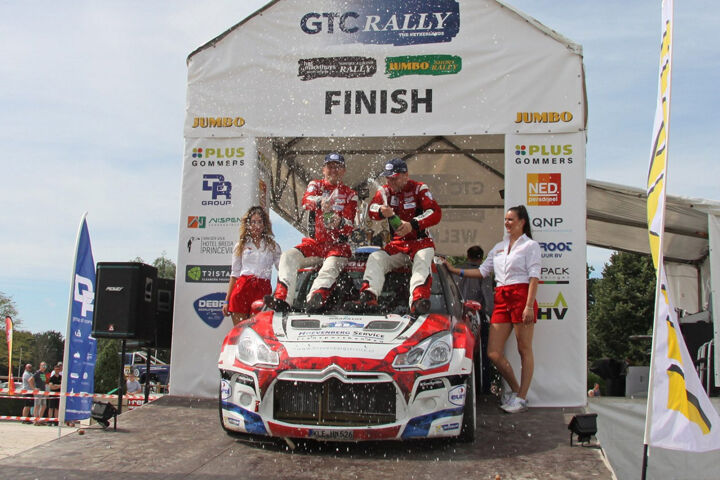 Bob de Jong, winnaar van de GTC Rally 2017 met de DS3 R5.