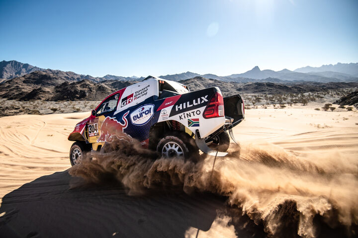 Start der Dakar Rallye 2020 für Toyota GAZOO Racing mit Eurol Schmiermitteln.