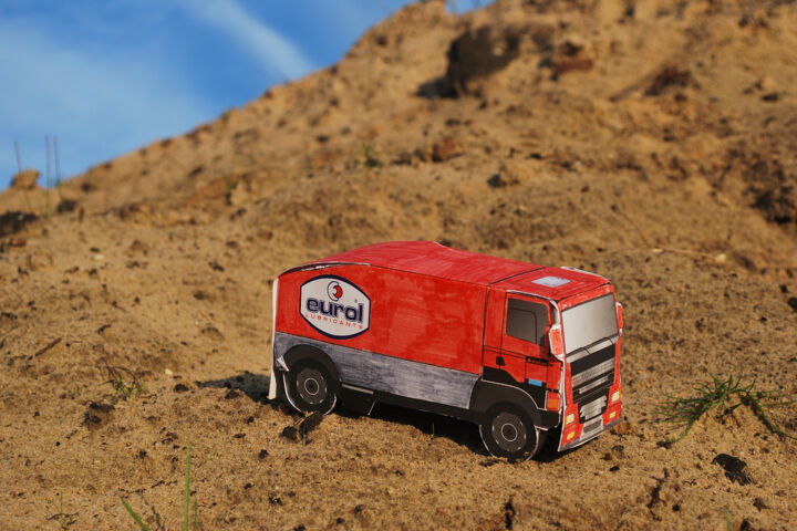 Eurol_Dakar-Truck_Bouwplaat-Vrachtwagen-card