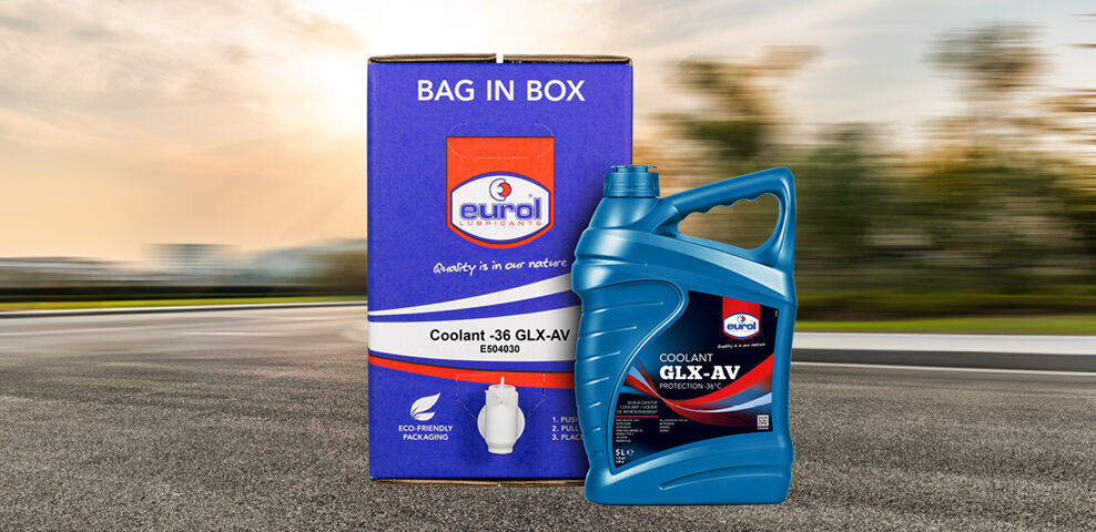 Eurol Coolant min36 Graden GLX AV Koelvloeistof OAT Technologie