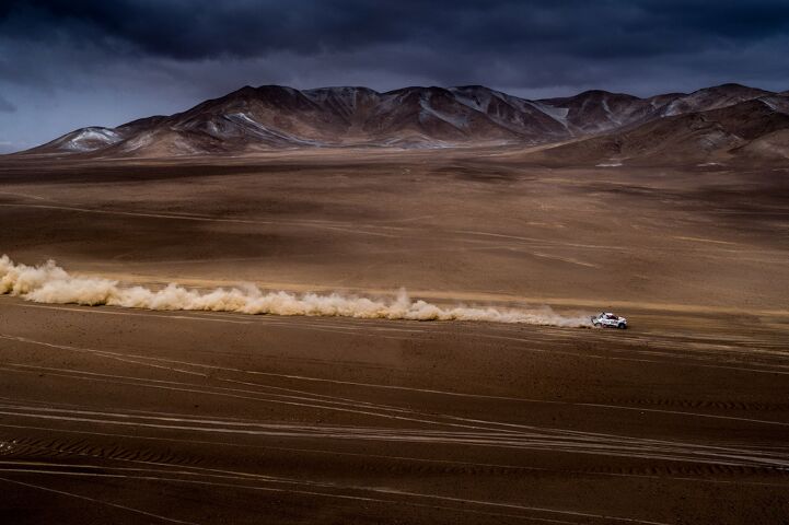 Nasser Al Attiyah, Gewinner der Etappe 4 der Dakar Rally 2021 mit Toyota GAZOO Racing.