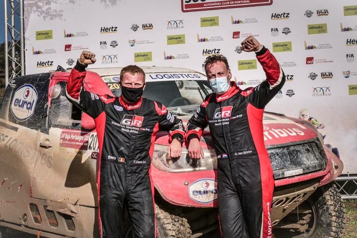 Toyota Hilux Overdrive Racing with Bernhard ten Brinke during the 2020 Baja Portalegre 500.