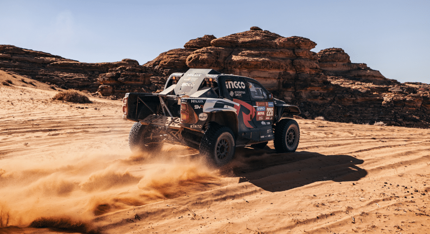 SAOOD VARIAWA Toyota GAZOO Rally car Dakar 2024