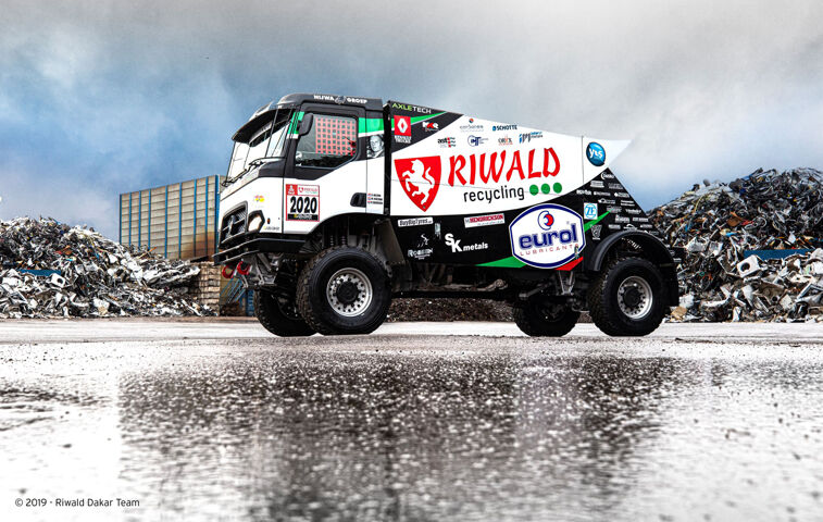The Riwald Dakar Team will participate in the Dakar Rally 2020 with a rally truck from Renault C460 Hybrid Edition.