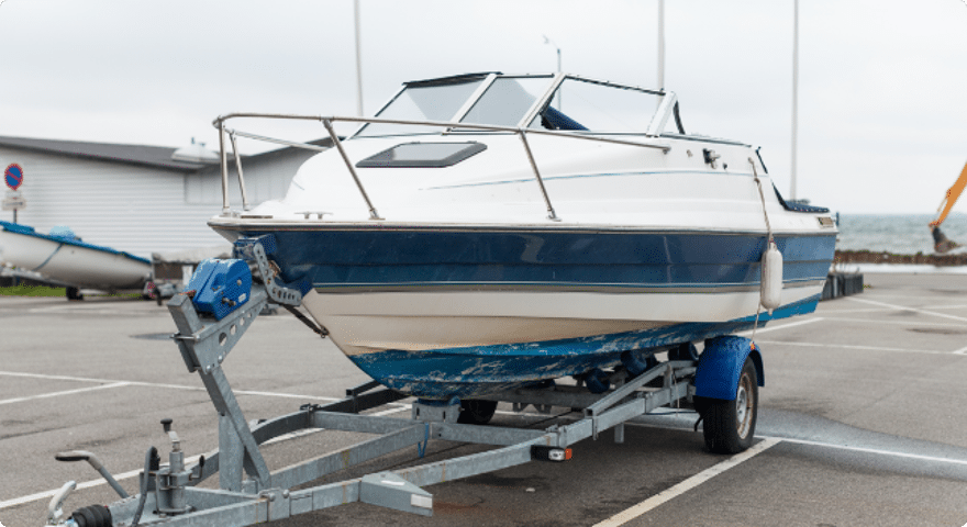 Roest op Boottrailer
