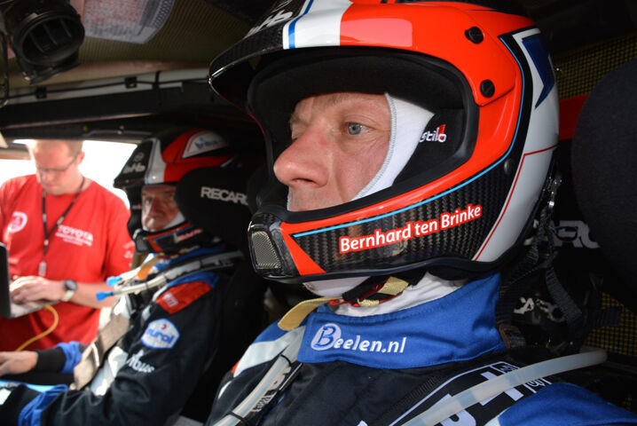 Bernhard ten Brinke mit einem Ausfall in der vorletzten Etappe der Dakar Rally 2018.