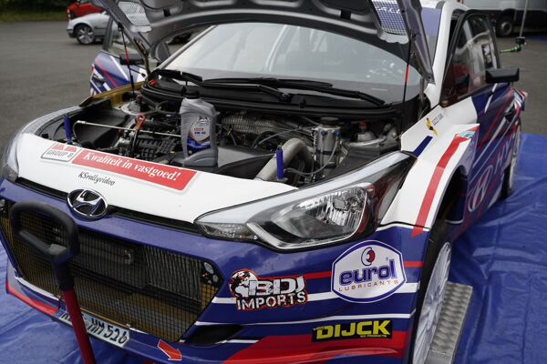Étude de cas Eurol Specialty Racing sur l'huile moteur pour Hyundai i20 R5 de Bob de Jong.