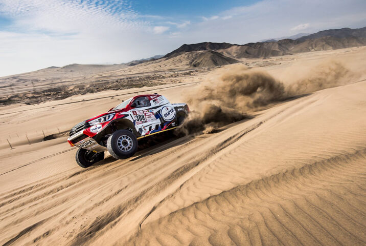 Dakar Rally 2018 mit Toyota und Eurol Schmierstoffen.