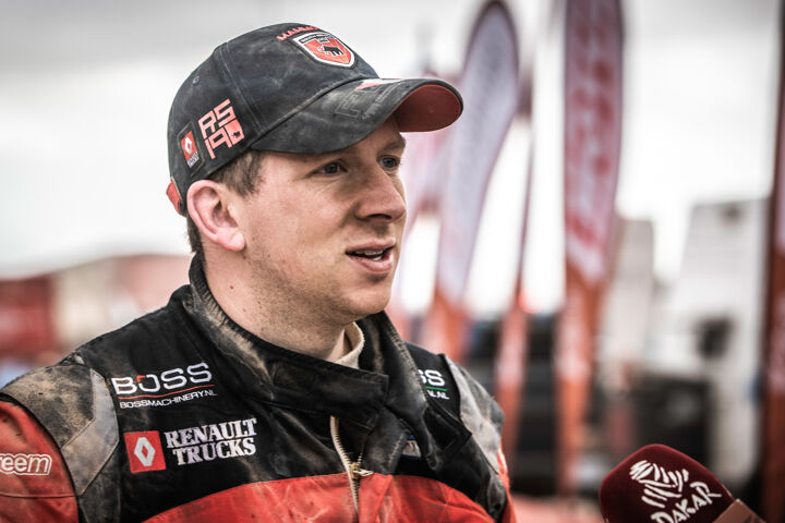 Janus van Kasteren during the Dakar Rally 2019.