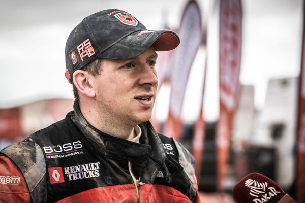 Janus van Kasteren during the Dakar Rally 2019.