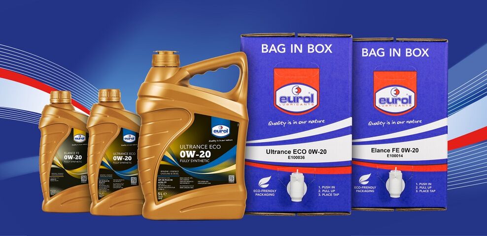 New Eurol Ultrance ECO 0W-20 and Eurol Elance FE 0W-20 Fully Synthetic Motor Oil.